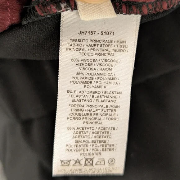 Maliparmi Black Pleated Minimalist Wide Leg Trousers Women's 44 US 8